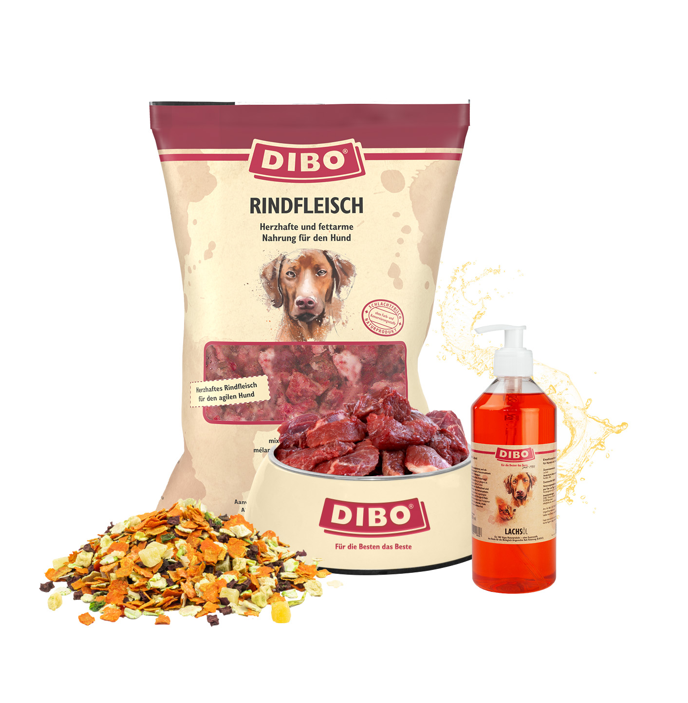 DIBO Gemüse-Frucht-Mix, 1kg-Beutel