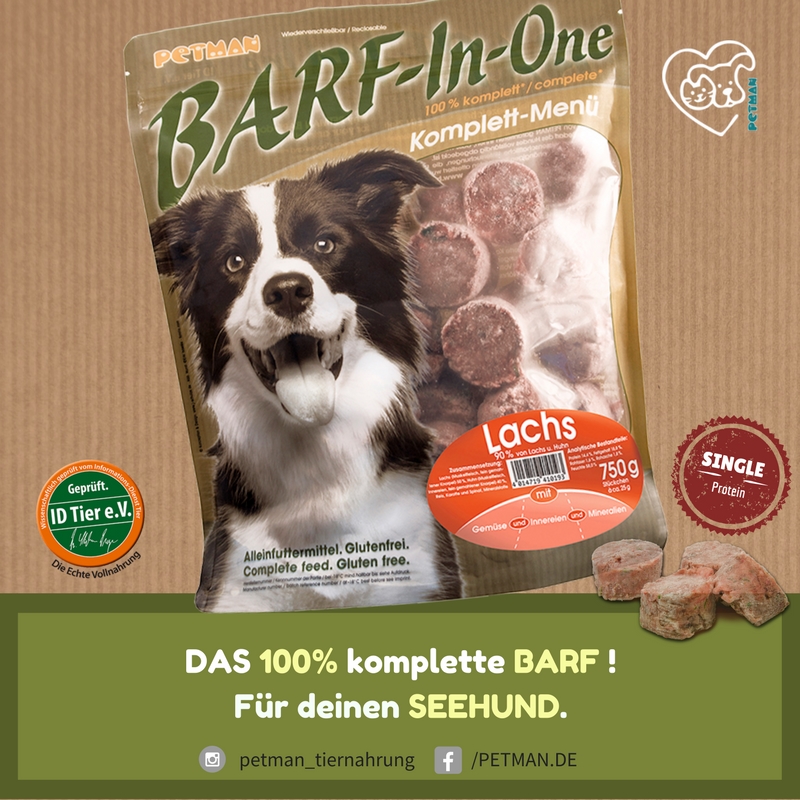 PETMAN BARF-In-One LACHS 8 x 750g