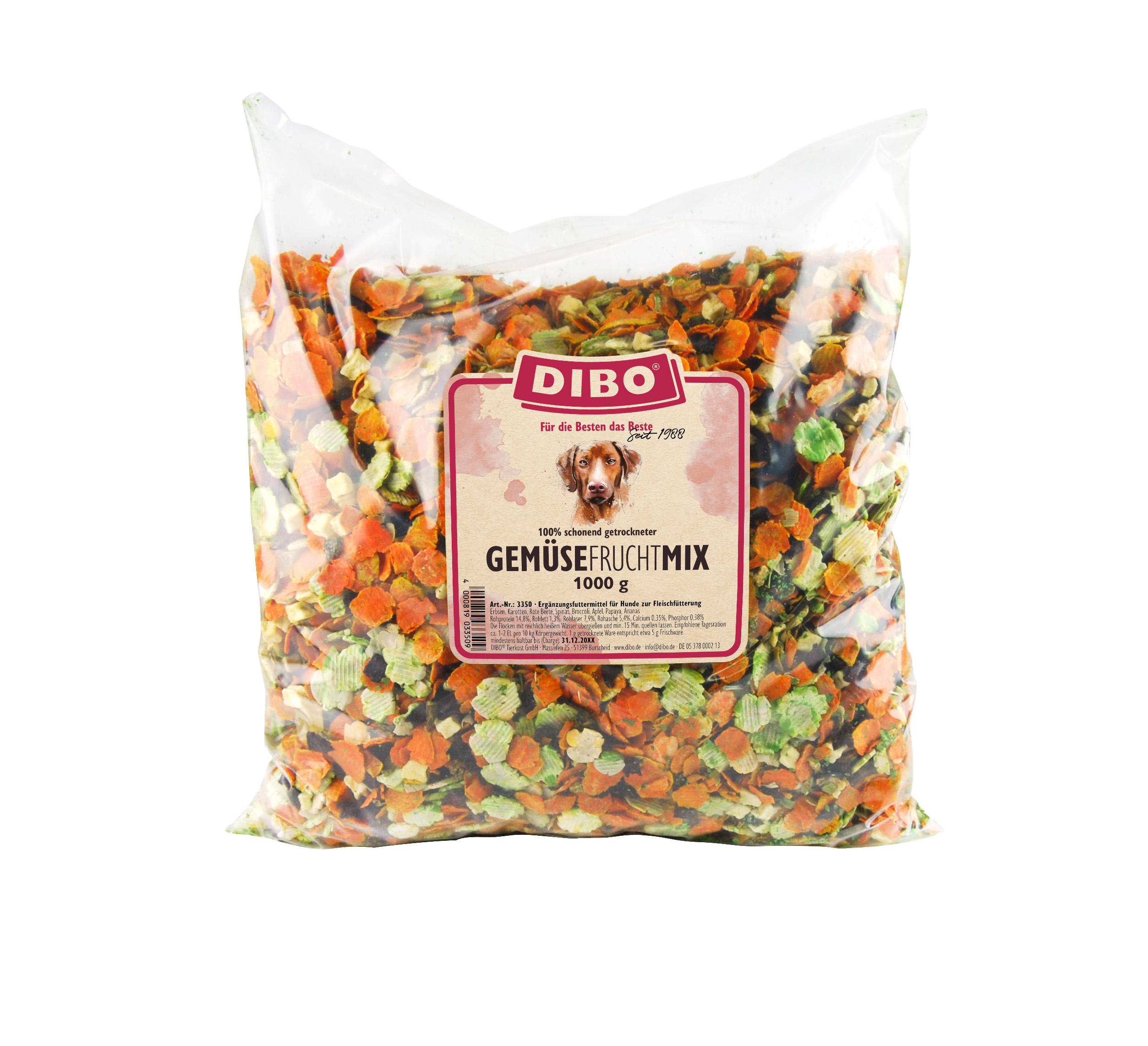 DIBO Gemüse-Frucht-Mix, 1kg-Beutel